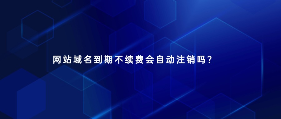 网站域名到期