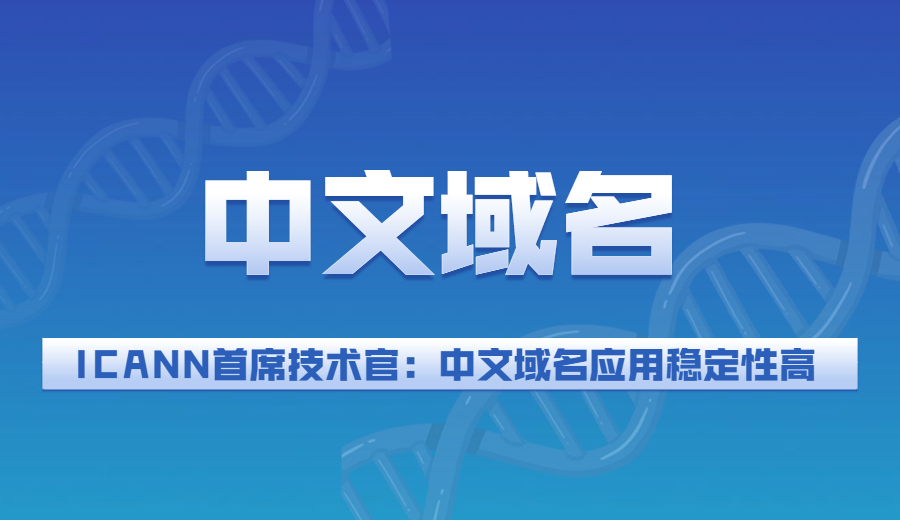 ICANN首席技术官：中文域名应用稳定性高