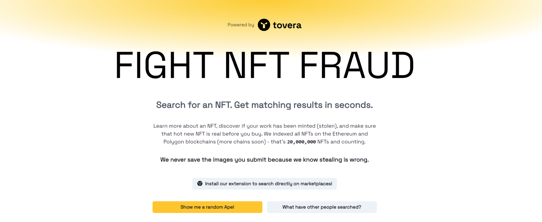 Tovera推出NFT验证工具FNFTF.io